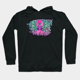 Breast Cancer Awareness Ribbon And Butterflies Hoodie